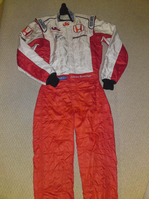 サイン入り スーパーアグリ F1 ジェームス・ロシター スパルコ製 レーシングスーツ 2007年