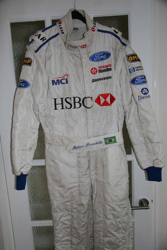 スチュワートGP ルーベンス・バリチェッロ OMP製 レーシングスーツ 1998年