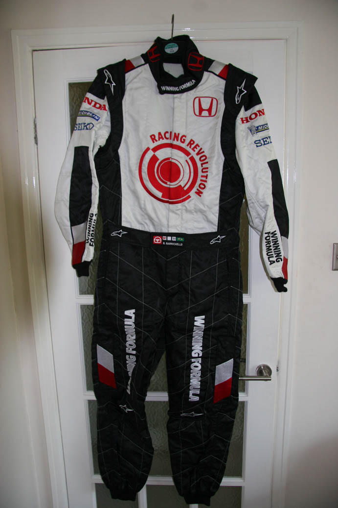 ホンダF1 ルーベンス・バリチェッロ アルパインスターズ製 レーシングスーツ 2006年フランスGPでのみ使用された希少バージョン