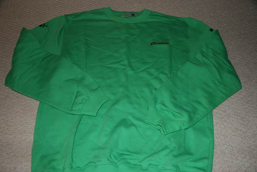 ジョーダントヨタ グリーン ファクトリースウェットシャツ プーマ製 2005 M(中古) L(新品)