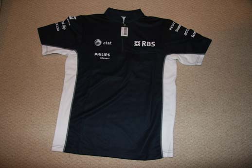 AT&T ウィリアムズF1 レース用Tシャツ マクレガー製 2008 L(新品)