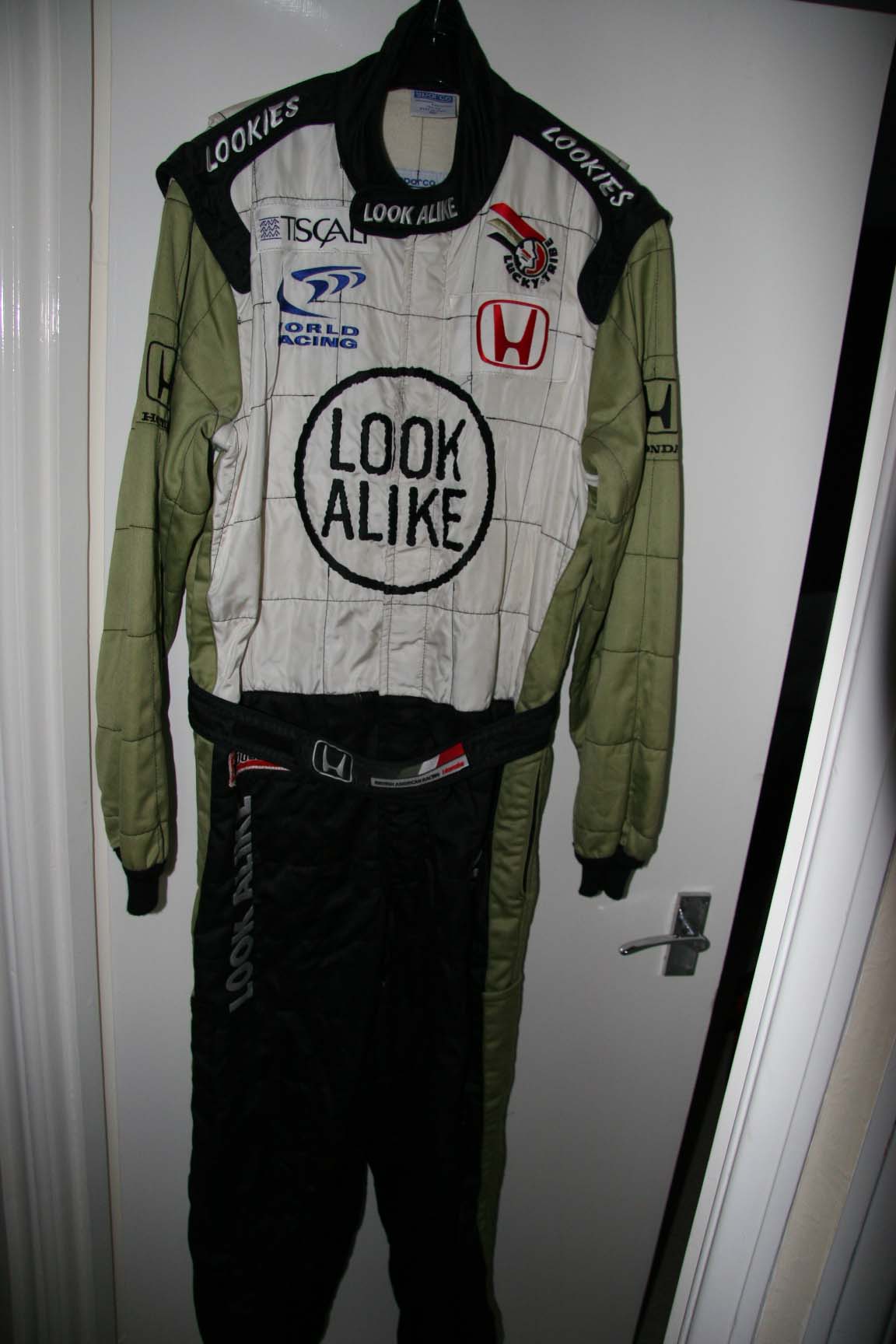 BARホンダ 2001年 スパルコ製 ピットクルー用レーシングスーツ 前