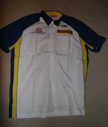 レッドブルF1 ルノーエンジニア レースシャツ 2007 M(新品)
